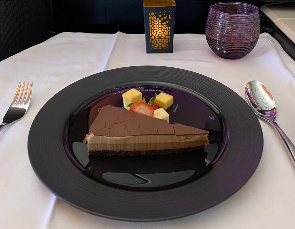 Qatar Airways Dessert